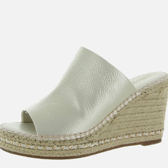 Karl Lagerfield Paris Carina Women Slip On Open Toe Wedge Sandals - Picture 4 of 11